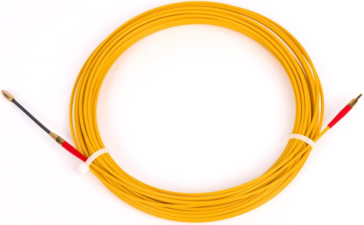 Einziehband für Kati Blitz gelb 50 m für Glasfaser