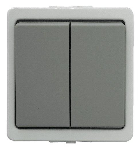 Serienschaltzer 10 A 250 V~ mit schraubenlosem Steckanschluss