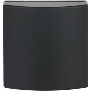 Zwischenring mit Klappdeckel TAE-Einsätze 50 x 50mm schwarz matt - Plattform 63
