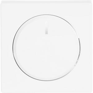 Zentralscheibe für Dimmer Drehknopf mit Glimmlampe studioweiß - Plattform 63