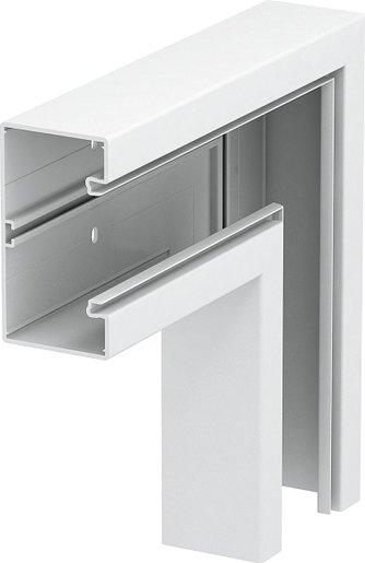 Flachwinkel 70x130mm PVC reinweiß RAL 9010