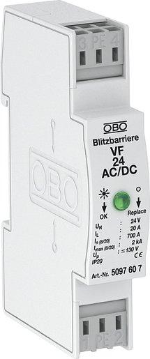 Blitzbarriere für AC und DC 24V AC