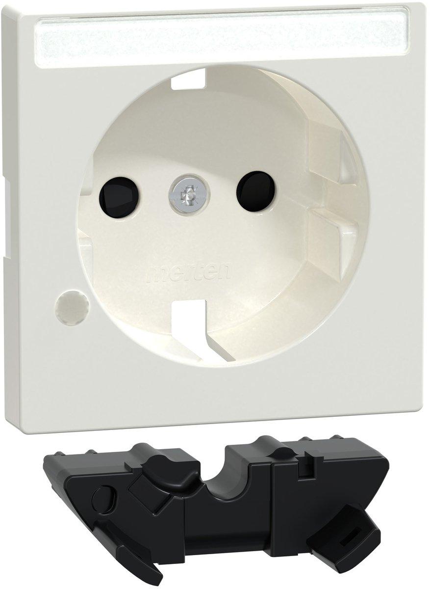 Erweiterungsset Übersp.schutz für SCHUKO-Steckd. polarweiß