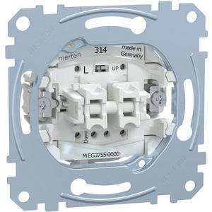 Rollladentaster-Einsatz 1-polig 10 A AC 250 V Steckklemmen