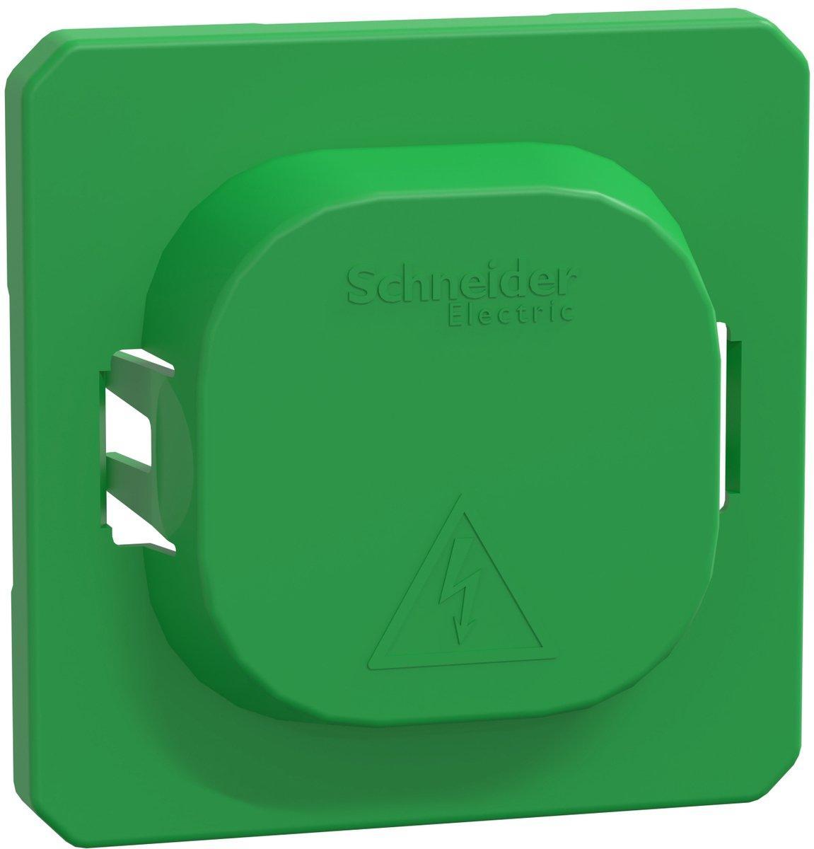 Schmutzabdeckung für Schalter und Steckdosen grün