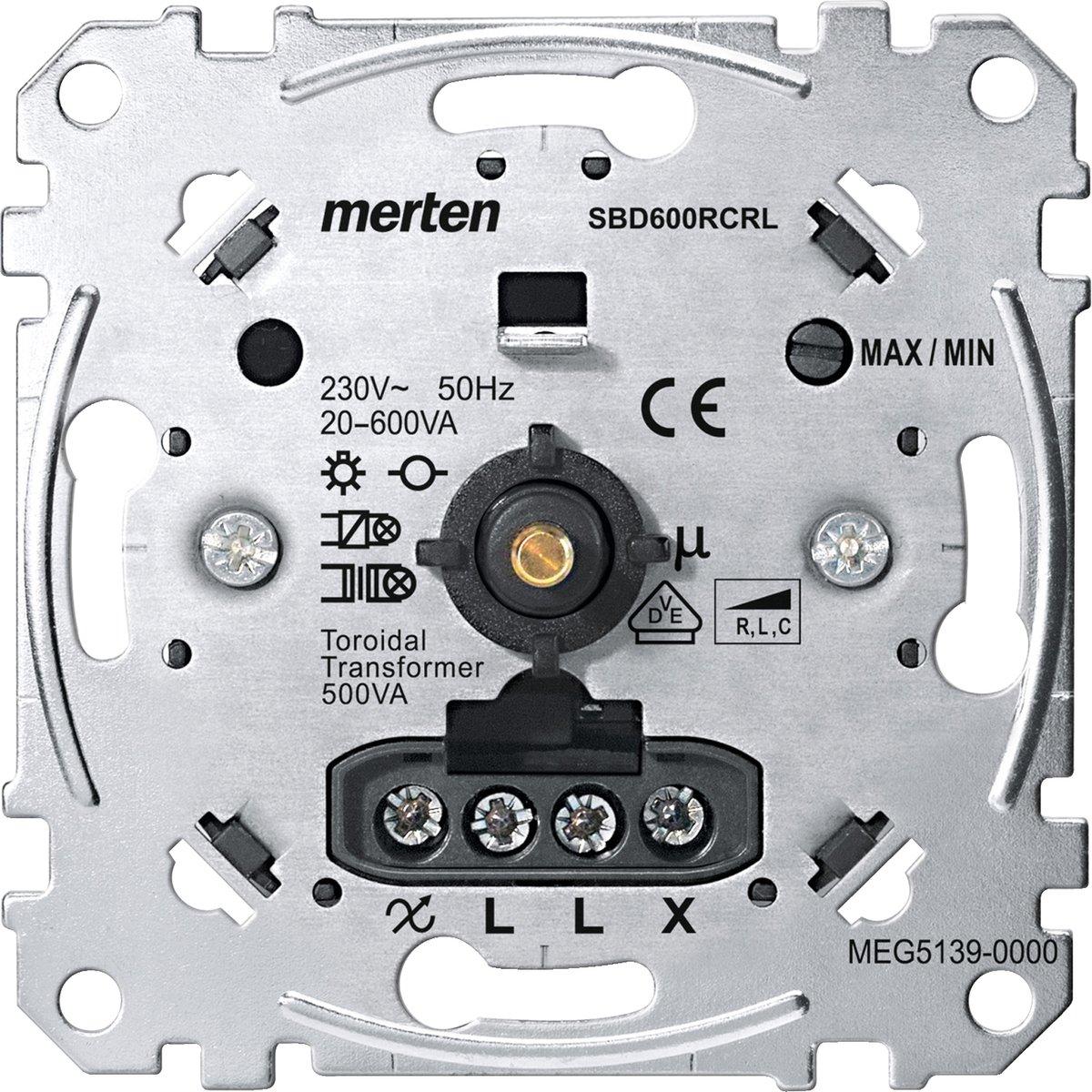 Universal-Drehdimmer-Einsatz 20-600 W/VA