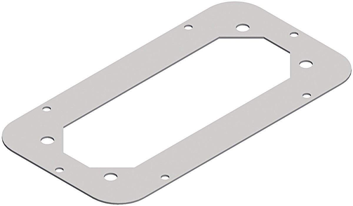 Kabeleinführungsplatte für MEMBRAN 445X130 NSYTLEFL