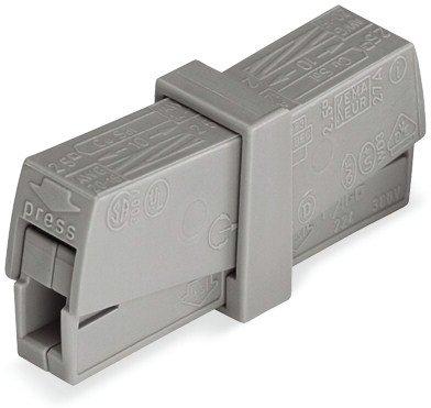 Serviceklemme 0,5 - 2,5 mm² grau