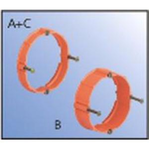 Hohlwand Putzausgleich-Ring h=20 Schraubabstand 60 mm mit Geräteschrauben
