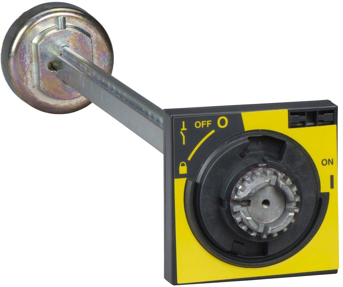 Vorderseitiger Drehantrieb mit Türkupplung rot/gelb für ComPact INS/INV800/2500