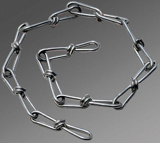 Knotenkette 30m per Rolle feuerverzinkt