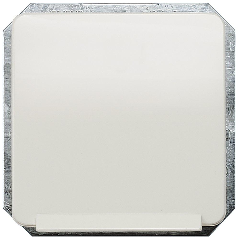DELTA profil titanweiß Schuko-Steckdose 10/16A 250V mit Klappdeckel