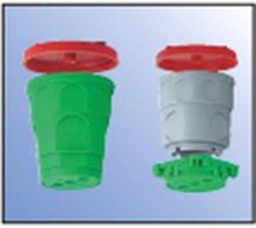 Plattendecken-Großdose 115 mit Metallmutter M5 für Leuchtenhaken