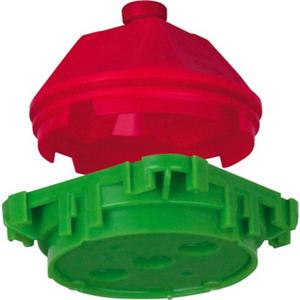 Deckendose 45° Auslassöffnung Ø 60 mm mit Metallmutter M5 Tiefe 55 mm