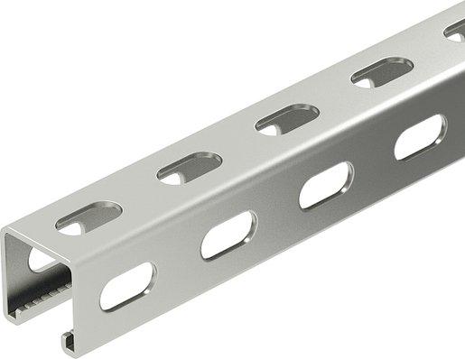Ankerschiene 6000x40x22 St FTK fenstergrau RAL 7040