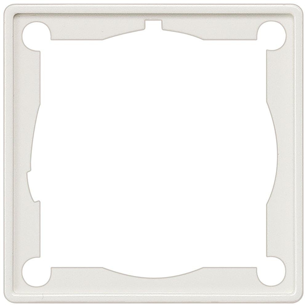 Zwischenrahmen Delta line titanweiß für Zentralplatte 51x51mm