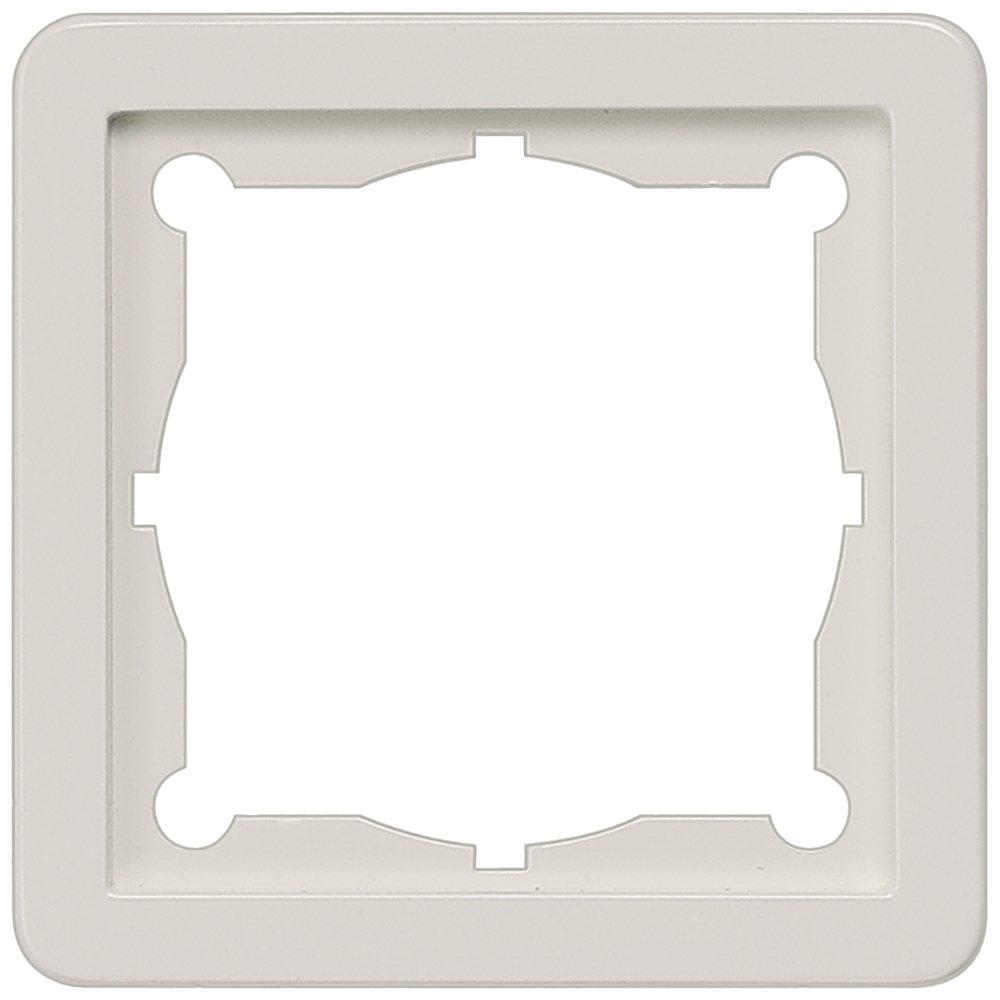 Zwischenrahmen Delta profil titanweiß für Zentralplatte 51x51mm