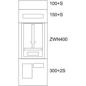 Zählerverteilereinsatz Oberösterreich/Salzburg BPZ-MES-EN-400/10-1Z