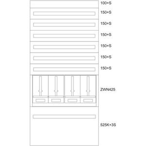 Zählerverteiler-Montageeinsatz Kärnten BPZ-MES-KN-1000/20-4