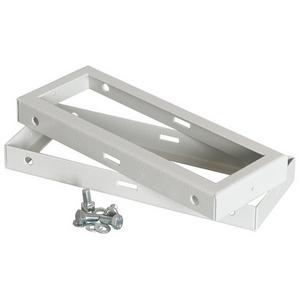 Seitenabdeckung-Set für Sockel HxT=100x300mm offen-offen weiß