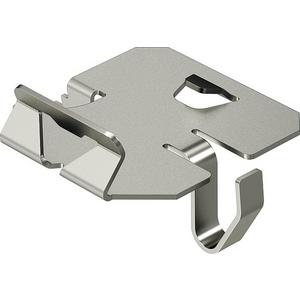 Klemmstück für Kabelrinne zur Trennstegbefestigung V2A