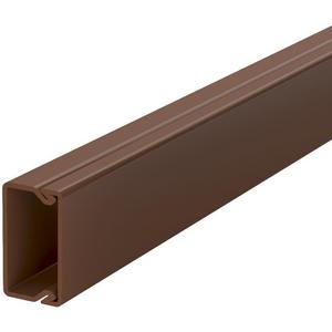 Leitungsführungskanal mit Bodenlochung 15x30 mm sepiabraun