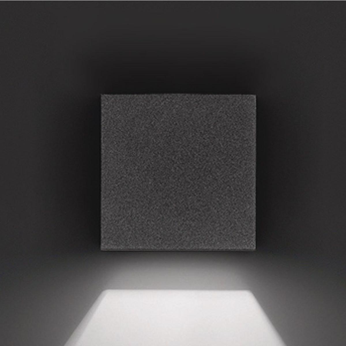 QUASAR Wandleuchte IP44 anthrazit 1xHALOPIN 40 W G9 breitstrahlend