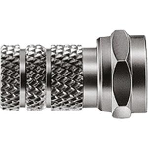F-Aufdrehstecker 0 - 2400 MHz für Kabel Durchm. ca. 6,1mm