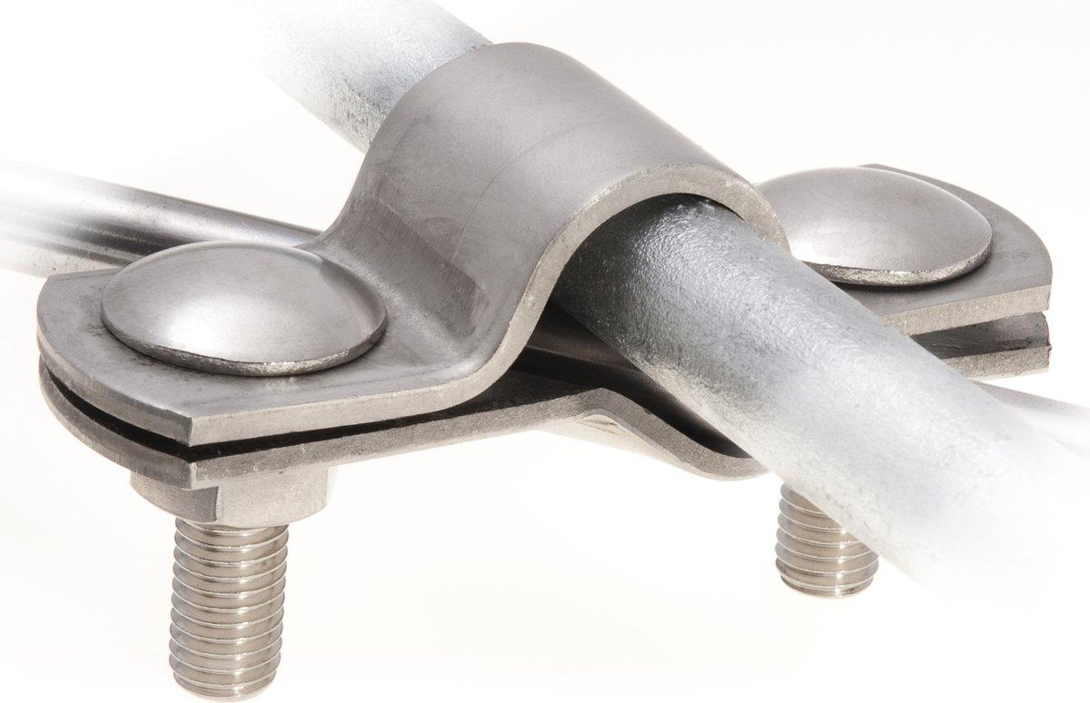 Tiefenerderschelle 20mm Niro V4A,