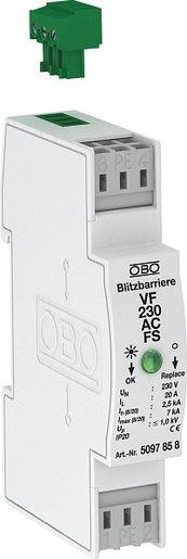 Blitzbarriere mit Fernsignalisierung 230V AC