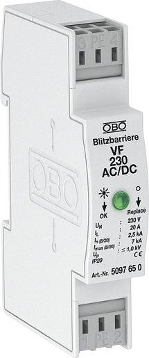 Blitzbarriere für AC und DC 230V AC