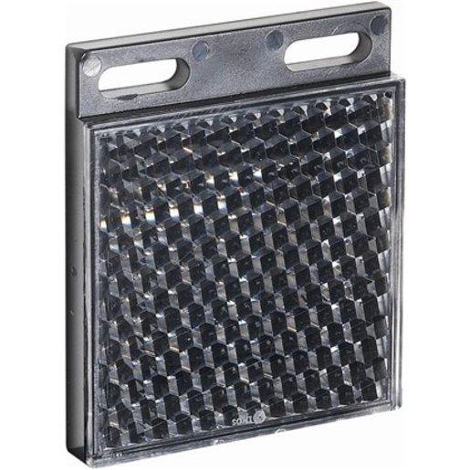 Reflektor rechteckig 47 x 47 mm Anschraubbar mit 2 Loch Befestigung