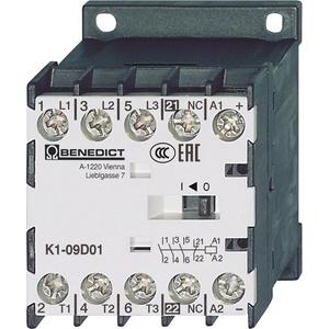 Mini-Schütz 4kW 3~400V 3-polig 1Ö 24V= DC mit Schutzbeschaltung