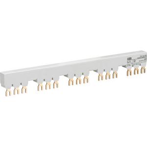3-Phasen-Sammelschiene für 5 MS116 / MS132 mit 1 HK/SK Ie=65A