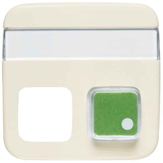 Zentralscheibe mit Beschriftungsfeld Infoline klar weiß - Duro 2000 SI