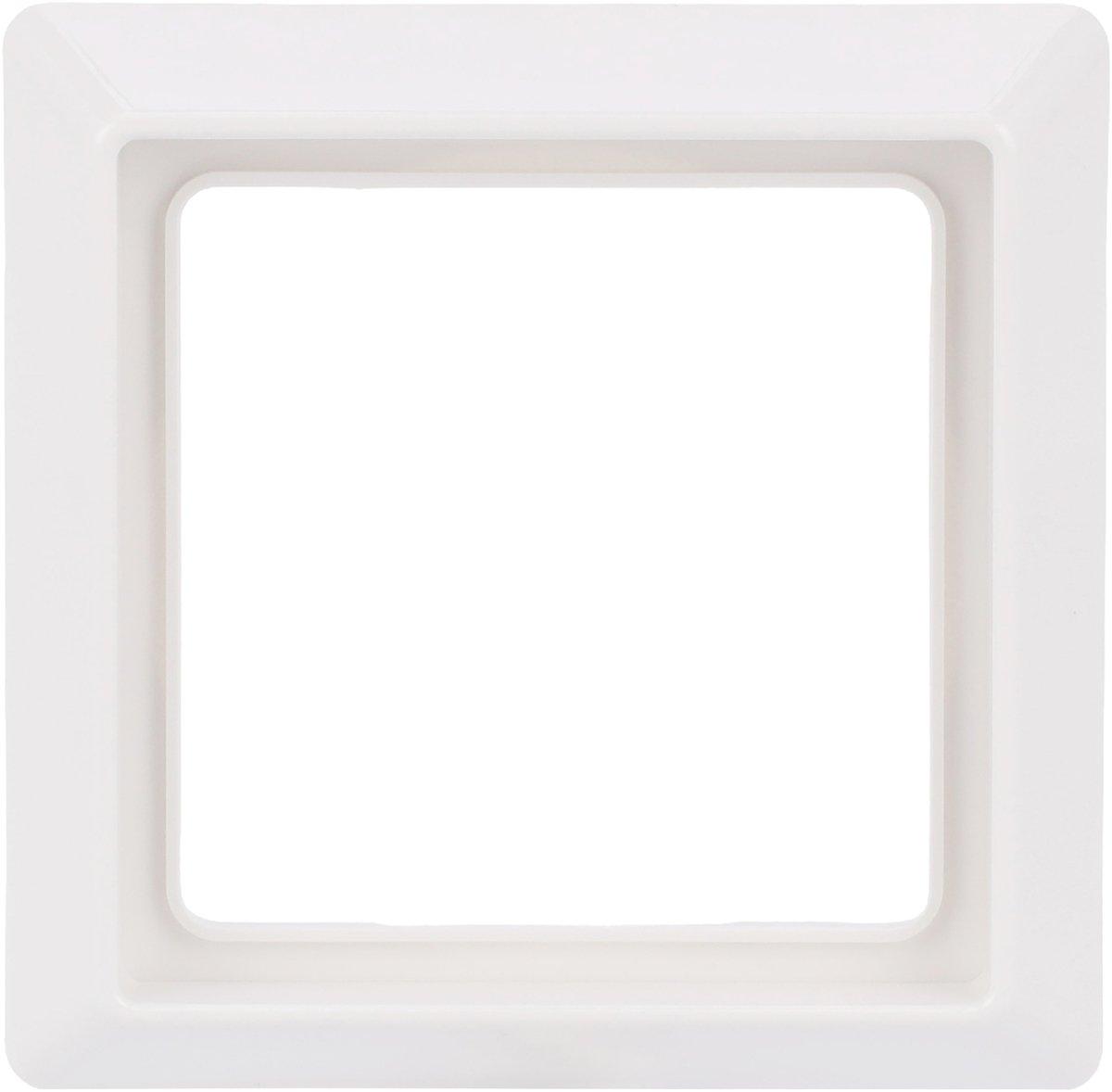 Abdeckrahmen 1-fach alpinweiß - Allwetter 44 (IP44)