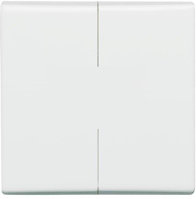 Wippe 2-fach für Schalter/Taster alpinweiß - Allwetter 44 (IP44)
