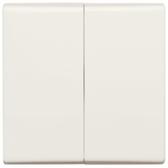 Wippe 2-fach weiß - Allwetter 44 (IP44)