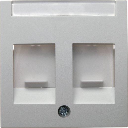 Zentralstück m. Staubschutzschiebern u. Beschriftungsfeld S1/B1/B.3/B7