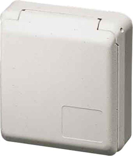 CEE-Anbausteckdose Cepex 16A 5p 400V 6h IP44 alpinweiß