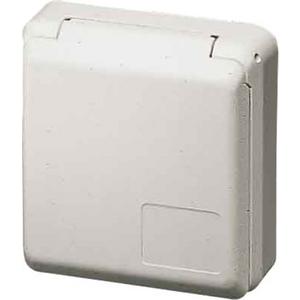 CEE-Anbausteckdose Cepex 16A 5p 400V 6h IP44 alpinweiß