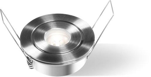 LED-Wand-/Deckeneinbaustrahler 5000K 280lm 2,3W Aluminium