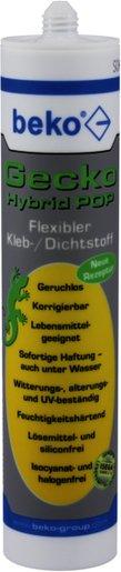 GECKO Hybrid POP flexibler Kleb- u.Dichtstoff 310ml weiß