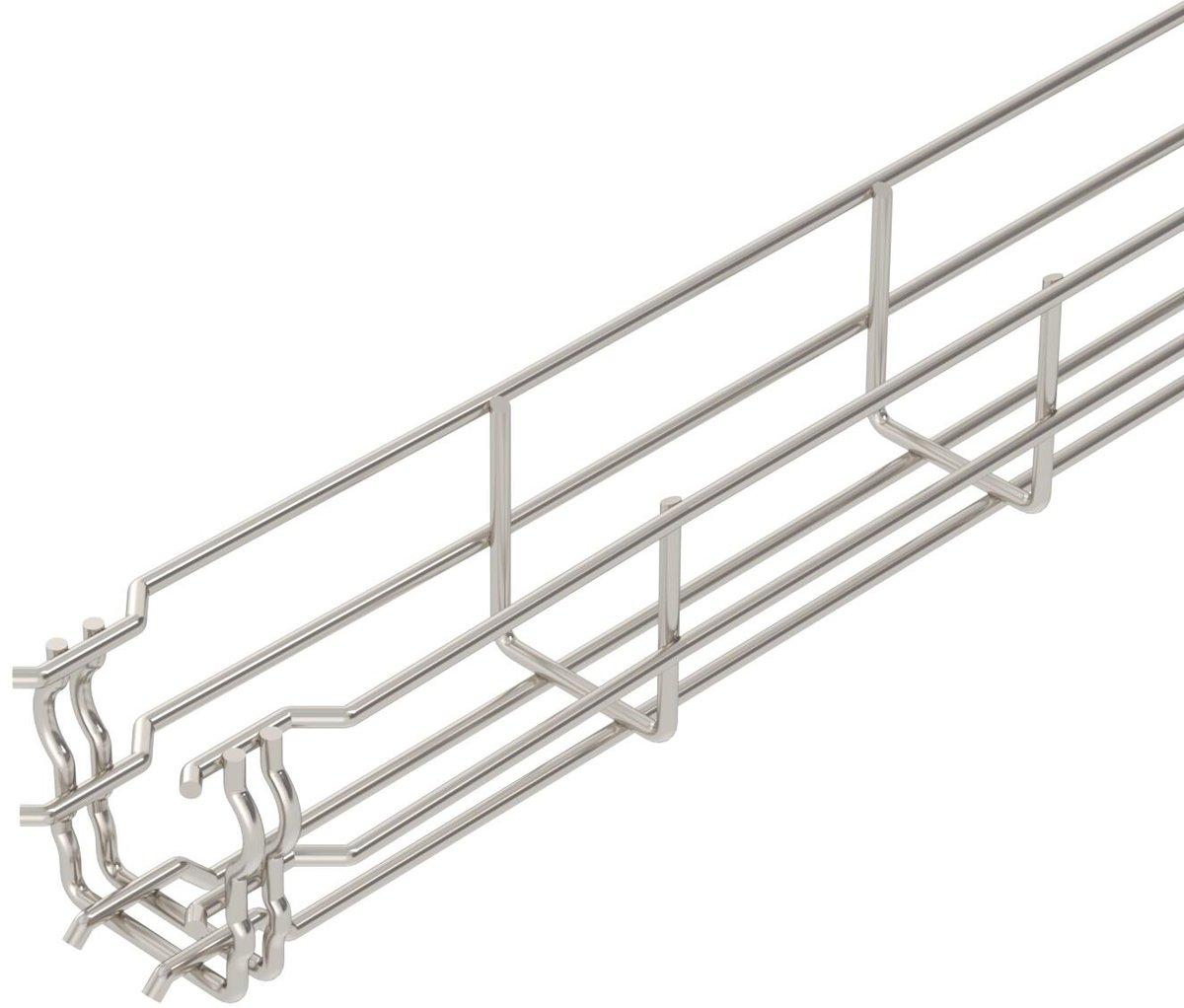 Gitterrinne GR-Magic U-Form Edelstahl V2A 55x50 mm