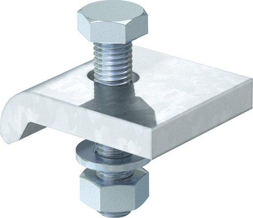 Klemmwinkel mit Sechskantschr. h = 15 mm 60x50 St FT