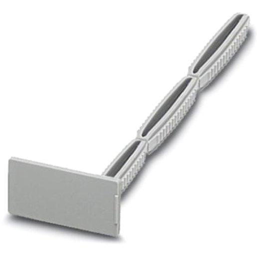 Klemmenleisten-Kennzeichnungsträger für Endhalter grau