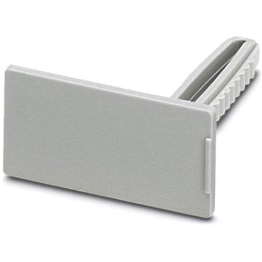 Klemmenleisten-Kennzeichnungsträger für Endhalter grau