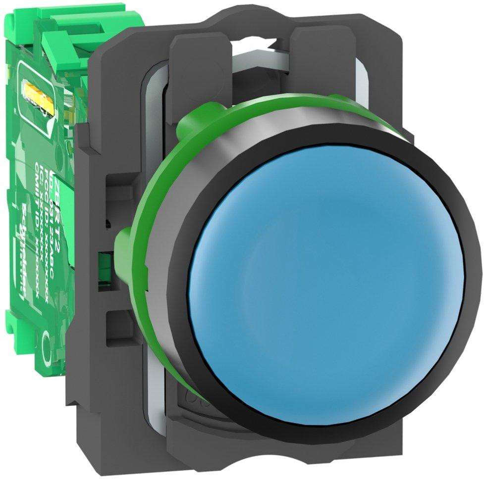 Funkdrucktaster Harmony XB5R 22mm blau tastend batterielos kabellos