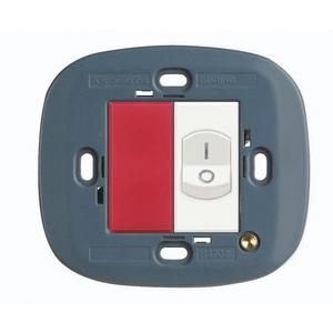 Ausschalter 2-polig 32A mit LED und Tragring 2-modulig White