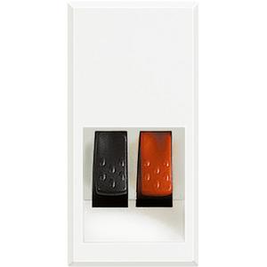 Lautsprecherklemme 1-modulig White